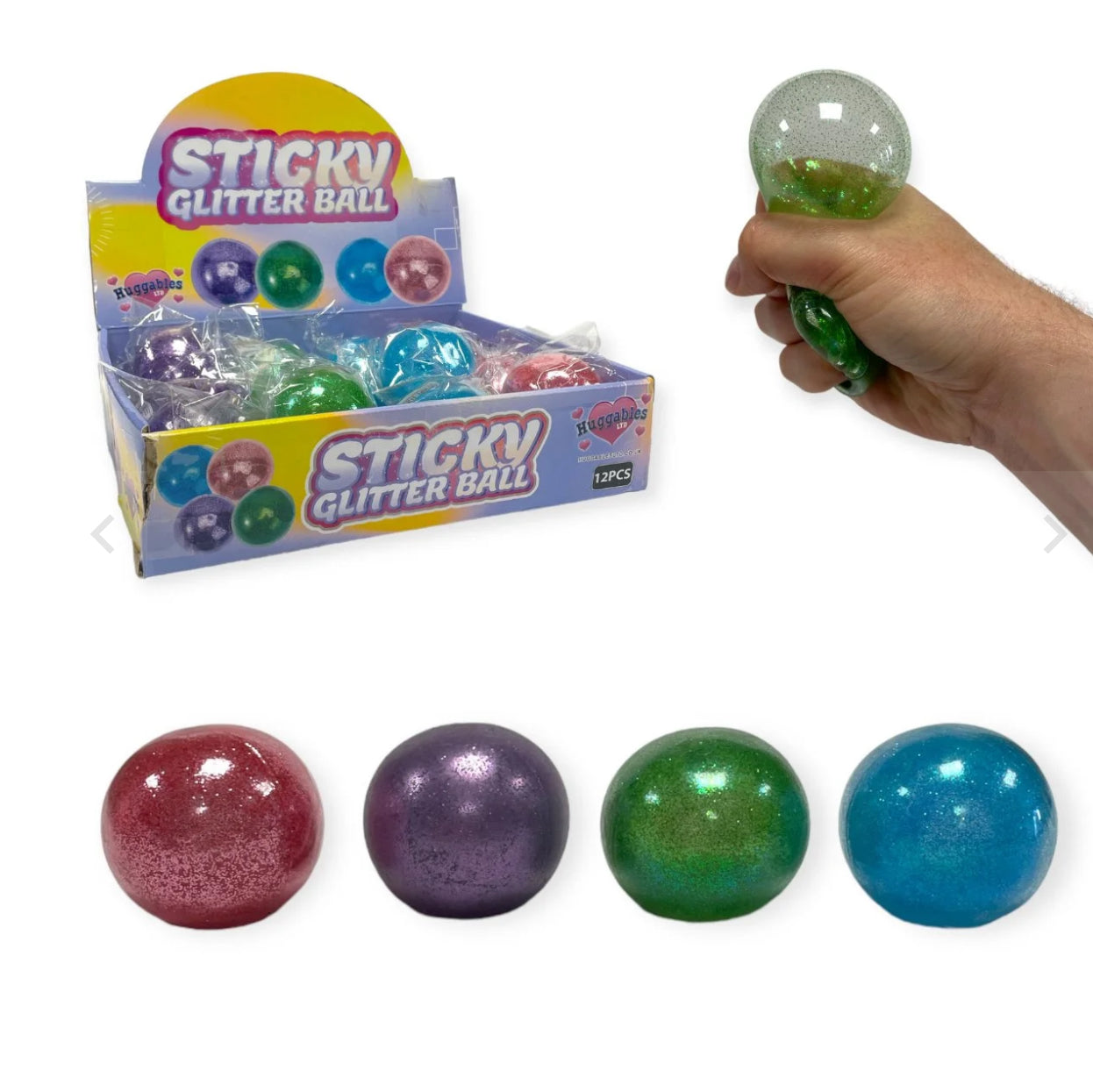 GLITTER STICKY BALL