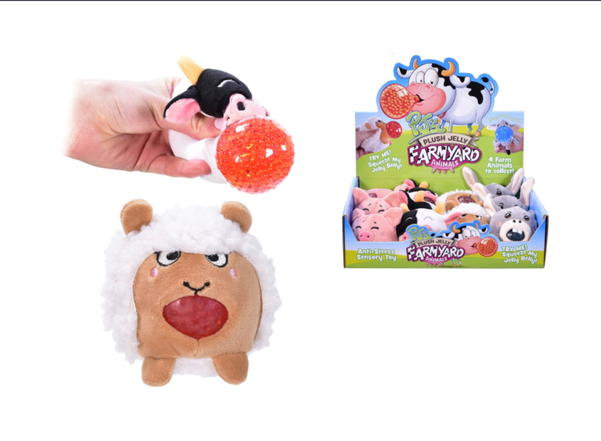 Plush Jelly Squeezers - Farm