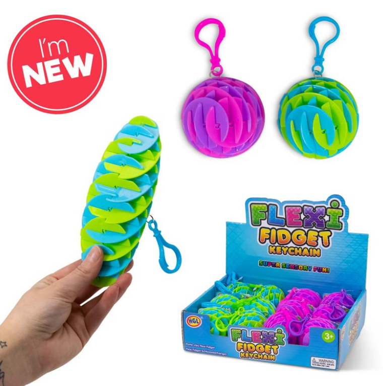 Flexi Fidget Keychain
