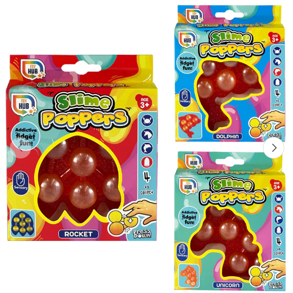Fidget Slime Poppers Sensory Toy
